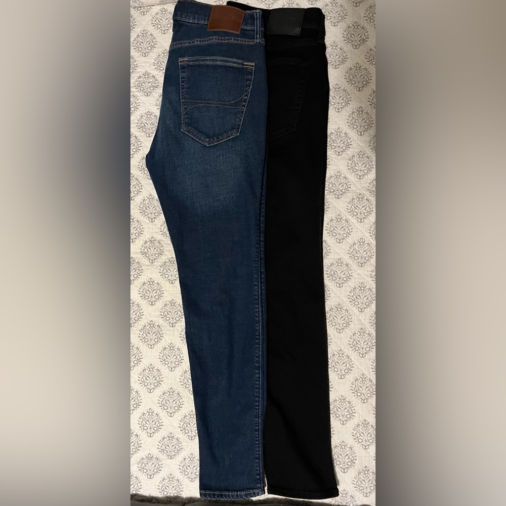 2-Pack (Lot) Hollister Men’s Super Skinny Jeans (34x32)